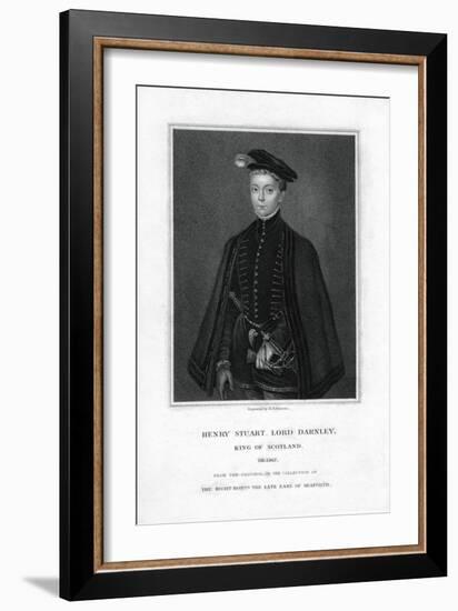 Henry Stuart, Lord Darnley, Second Husband of Mary, Queen of Scots-H Robinson-Framed Giclee Print