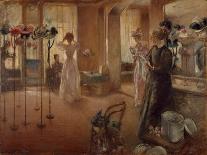 The Hat Shop, 1898 (Oil on Canvas)-Henry Tonks-Giclee Print