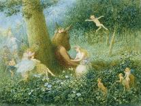 A Midsummer Night's Dream, 1895 (W/C with Bodycolour on Paper)-Henry Towneley Green-Framed Premier Image Canvas