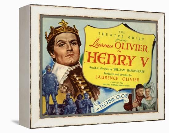 Henry V, 1944, Directed by Laurence Olivier-null-Framed Premier Image Canvas