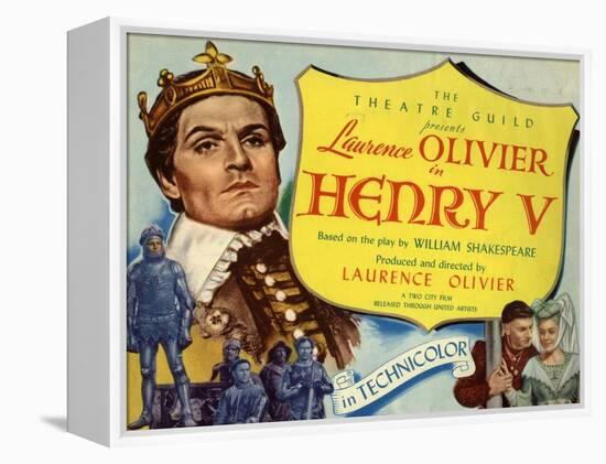 Henry V, 1944, Directed by Laurence Olivier-null-Framed Premier Image Canvas