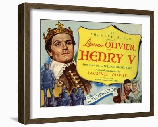 Henry V, 1944, Directed by Laurence Olivier-null-Framed Giclee Print