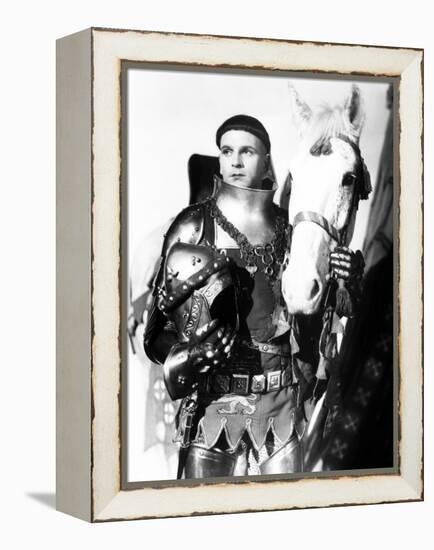 Henry V, Laurence Olivier, 1944, with Horse-null-Framed Stretched Canvas