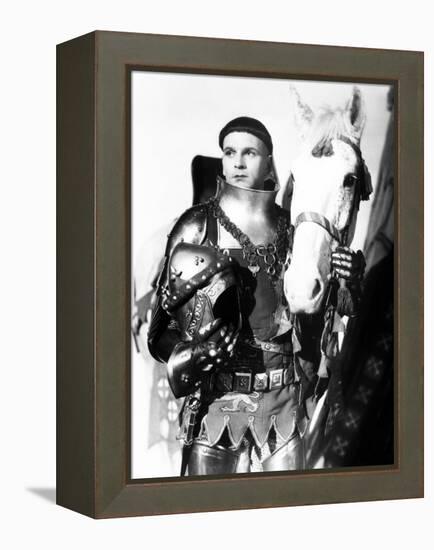 Henry V, Laurence Olivier, 1944, with Horse-null-Framed Stretched Canvas