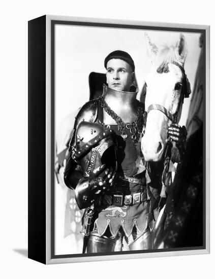 Henry V, Laurence Olivier, 1944, with Horse-null-Framed Stretched Canvas