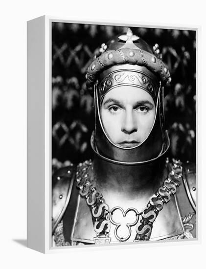 Henry V, Laurence Olivier As King Henry V, 1944-null-Framed Stretched Canvas