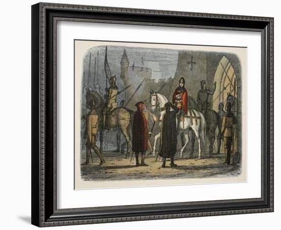 Henry V Marches Out Against the Lollards-James William Edmund Doyle-Framed Giclee Print