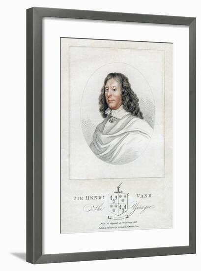 Henry Vane the Younger, Statesman and Member of Parliament, 1814-null-Framed Giclee Print