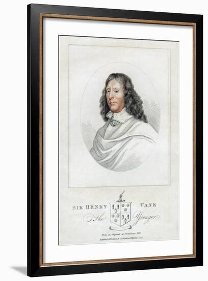 Henry Vane the Younger, Statesman and Member of Parliament, 1814-null-Framed Giclee Print