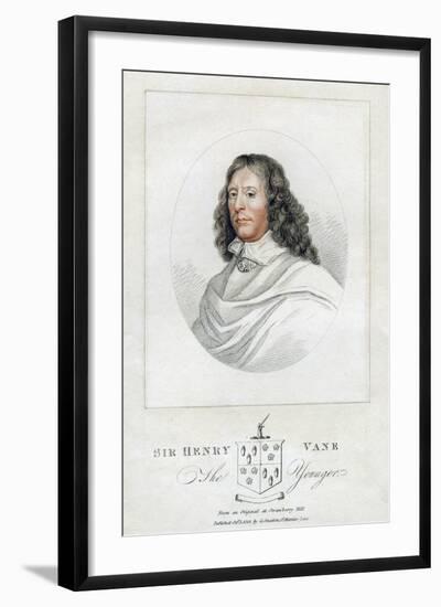 Henry Vane the Younger, Statesman and Member of Parliament, 1814-null-Framed Giclee Print