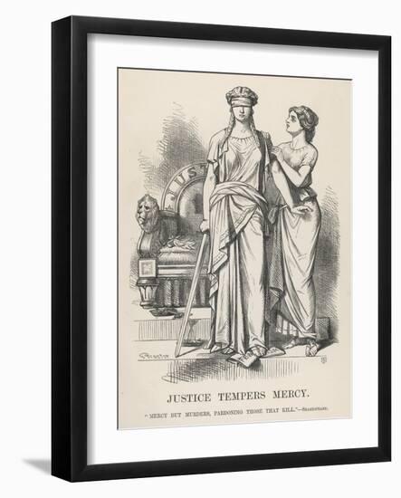 Henry VI, Justice Tempers Mercy "Mercy But Murders Pardoning Those That Kill.", Shakespeare-null-Framed Photographic Print