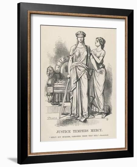 Henry VI, Justice Tempers Mercy "Mercy But Murders Pardoning Those That Kill.", Shakespeare-null-Framed Photographic Print