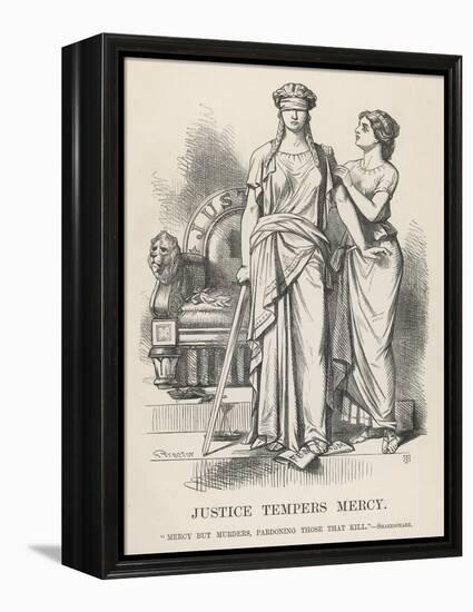 Henry VI, Justice Tempers Mercy "Mercy But Murders Pardoning Those That Kill.", Shakespeare-null-Framed Premier Image Canvas