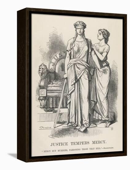 Henry VI, Justice Tempers Mercy "Mercy But Murders Pardoning Those That Kill.", Shakespeare-null-Framed Premier Image Canvas