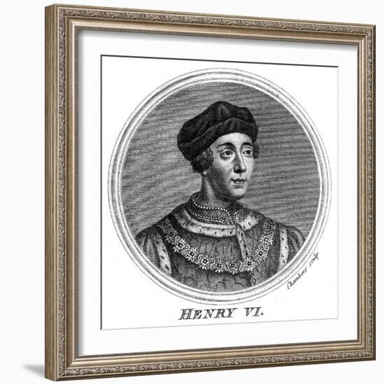 Henry VI of England, (1421-147)-Chambers-Framed Giclee Print