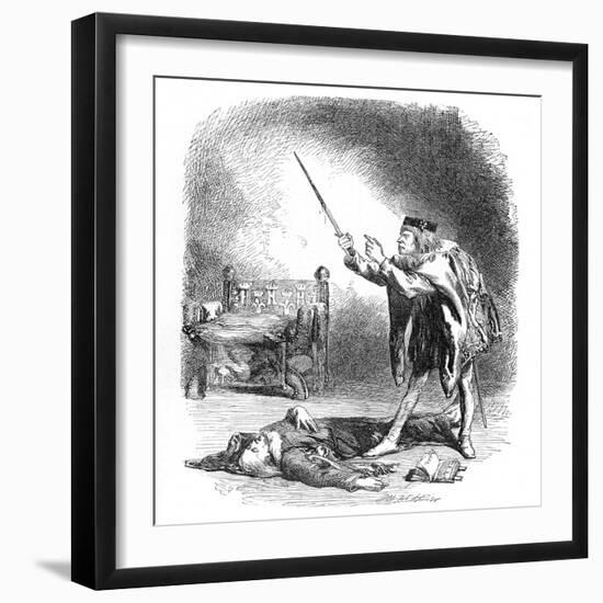 Henry VI part III by Shakespeare-John Gilbert-Framed Giclee Print