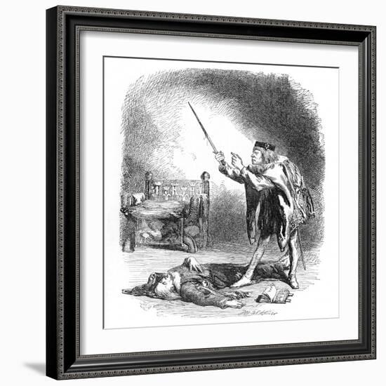 Henry VI part III by Shakespeare-John Gilbert-Framed Giclee Print