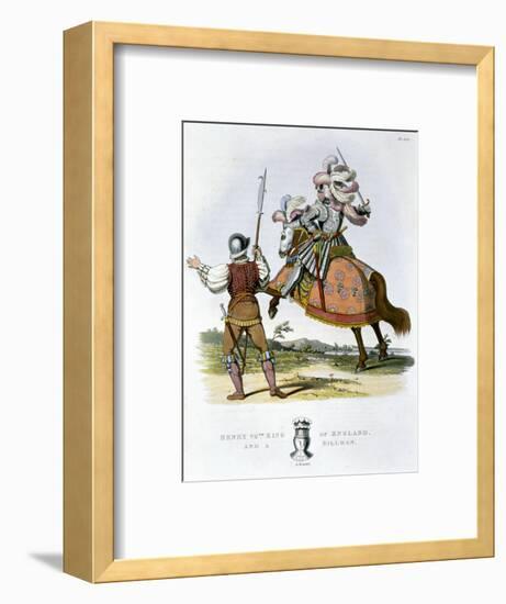 Henry VII, King of England, and a billman, (1824)-Unknown-Framed Giclee Print