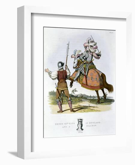 Henry VII, King of England, and a billman, (1824)-Unknown-Framed Giclee Print