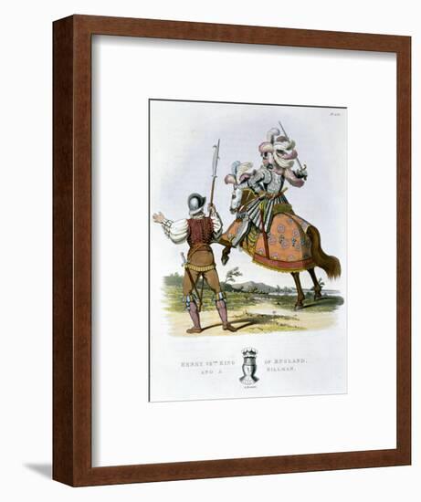 Henry VII, King of England, and a billman, (1824)-Unknown-Framed Giclee Print