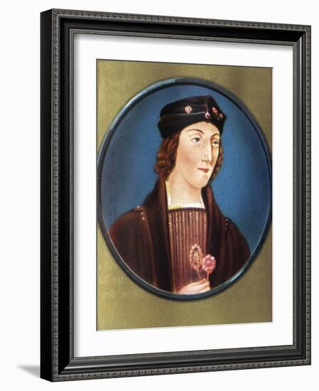 Henry VII Portrait of-Nicholas Hilliard-Framed Giclee Print
