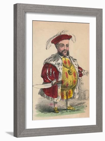 'Henry VIII', 1856-Alfred Crowquill-Framed Giclee Print