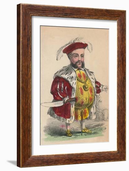 'Henry VIII', 1856-Alfred Crowquill-Framed Giclee Print