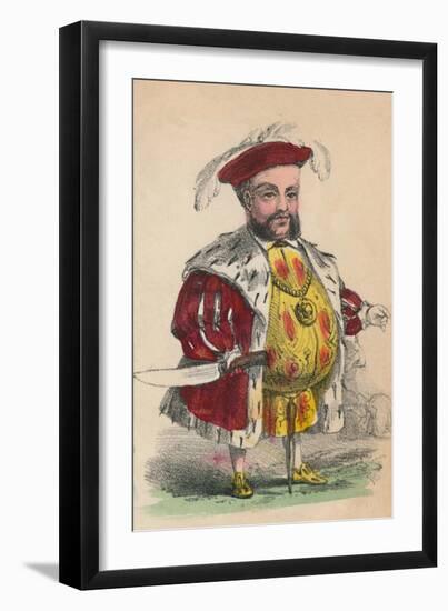 'Henry VIII', 1856-Alfred Crowquill-Framed Giclee Print