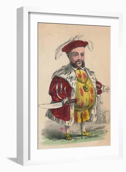 'Henry VIII', 1856-Alfred Crowquill-Framed Giclee Print