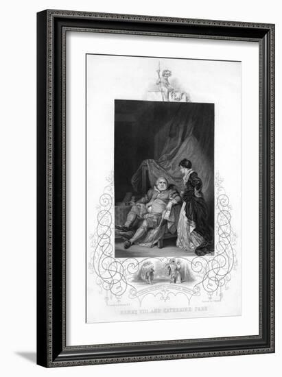 Henry VIII and Catherine Parr-J Rogers-Framed Giclee Print