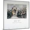 Henry VIII Granting the Charter to the Barber Surgeons, 16th Century-William P Sherlock-Mounted Giclee Print