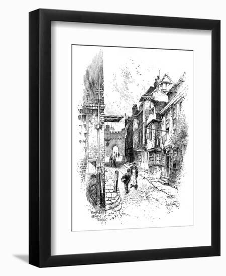 Henry VIII's Gateway, Windsor Castle, C1888-Herbert Arthur-Framed Giclee Print