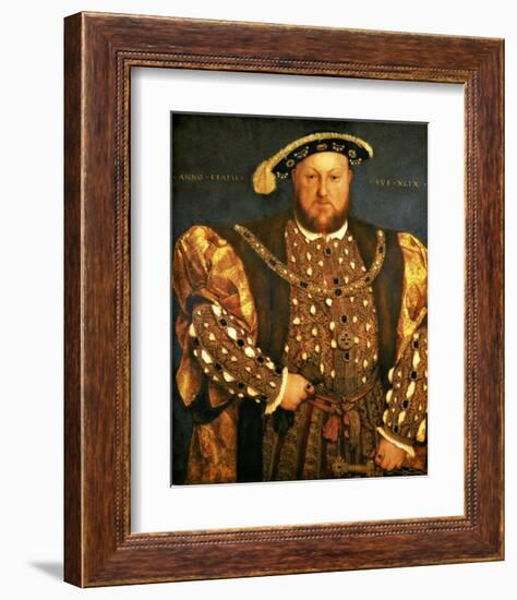 Henry VIII-Hans Holbein the Younger-Framed Giclee Print