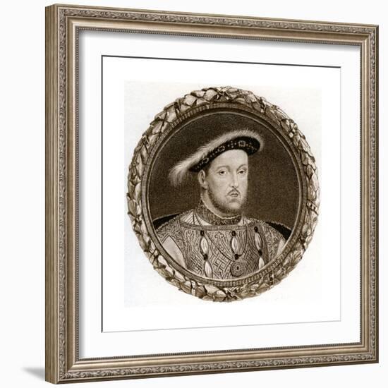 Henry VIII-Hans Holbein the Younger-Framed Giclee Print