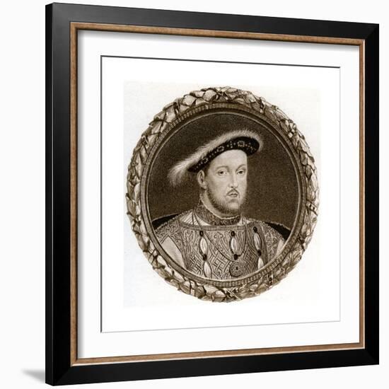 Henry VIII-Hans Holbein the Younger-Framed Giclee Print