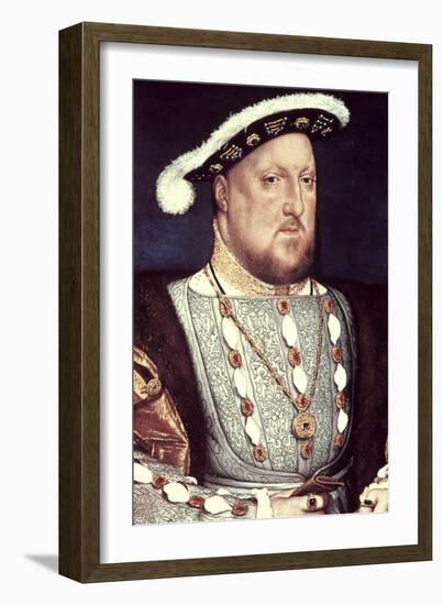 Henry VIII-Hans Holbein the Younger-Framed Giclee Print