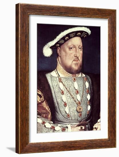 Henry VIII-Hans Holbein the Younger-Framed Giclee Print