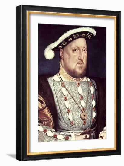 Henry VIII-Hans Holbein the Younger-Framed Giclee Print