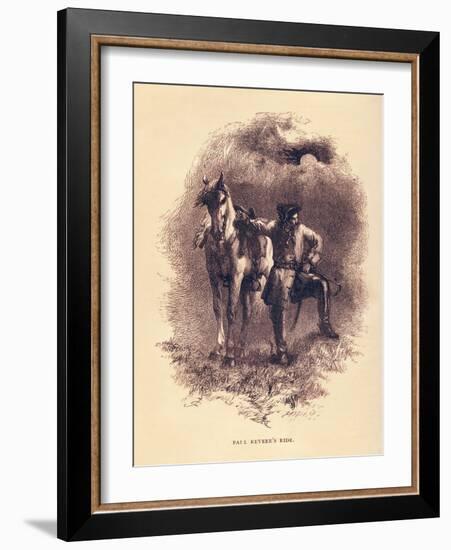 Henry Wadsworth Longfellow 's-John Gilbert-Framed Giclee Print