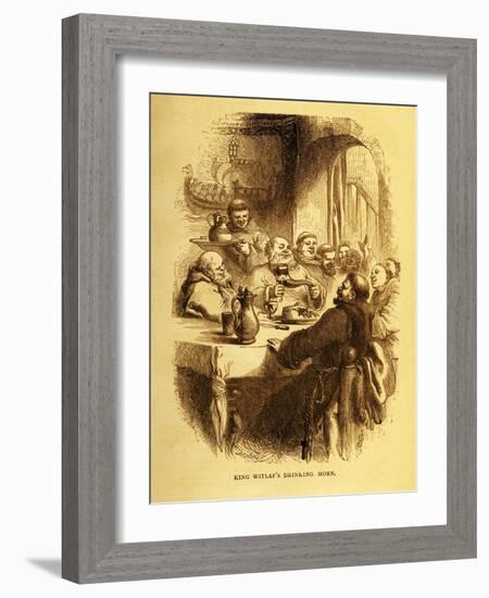 Henry Wadsworth Longfellow 's-John Gilbert-Framed Giclee Print