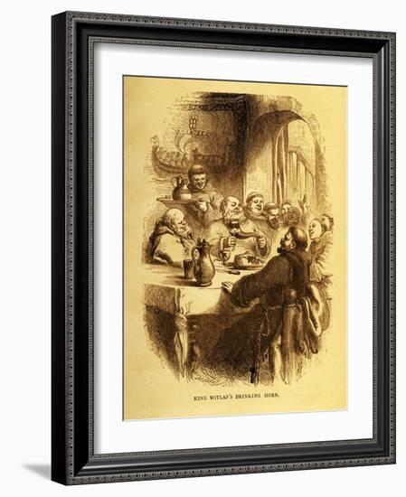 Henry Wadsworth Longfellow 's-John Gilbert-Framed Giclee Print