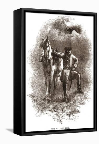 Henry Wadsworth Longfellow 's-John Gilbert-Framed Premier Image Canvas