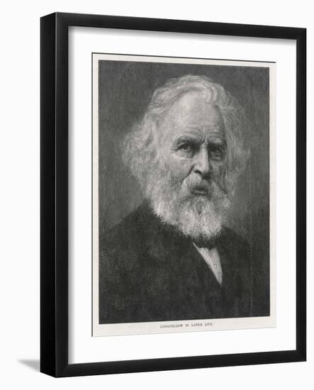 Henry Wadsworth Longfellow-null-Framed Art Print