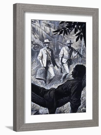 Henry Walter Bates and Alfred Russel Wallace-Severino Baraldi-Framed Giclee Print