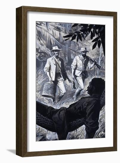Henry Walter Bates and Alfred Russel Wallace-Severino Baraldi-Framed Giclee Print