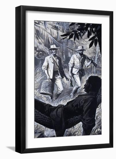 Henry Walter Bates and Alfred Russel Wallace-Severino Baraldi-Framed Giclee Print