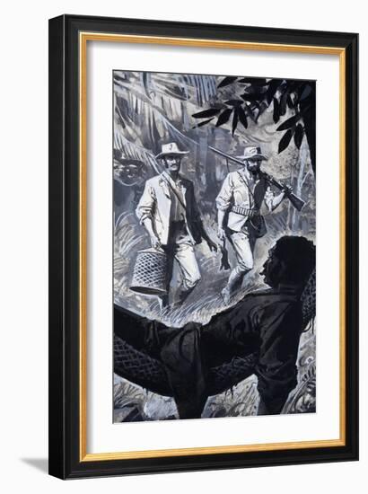 Henry Walter Bates and Alfred Russel Wallace-Severino Baraldi-Framed Giclee Print