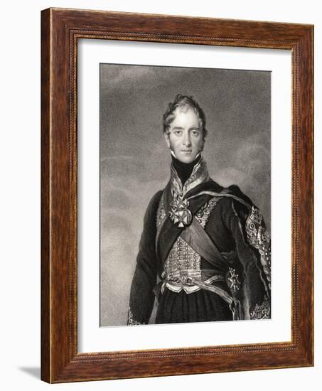 Henry William Paget, 1st Marquess of Anglesey, Engraved by Samuel Freeman-Thomas Lawrence-Framed Giclee Print