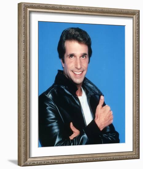 Henry Winkler, Happy Days (1974)-null-Framed Photo