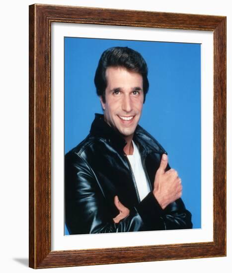 Henry Winkler, Happy Days (1974)-null-Framed Photo